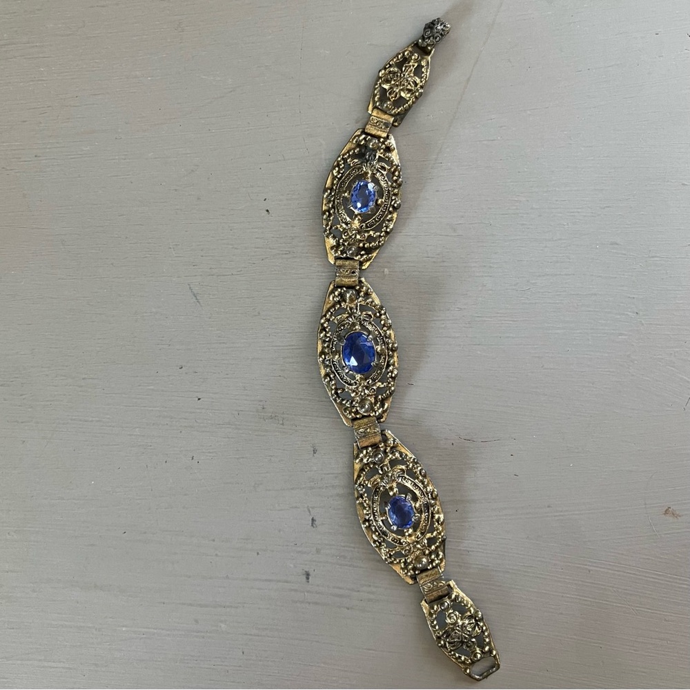 Vintage Rhinestone Bracelet - Picture 5 of 7